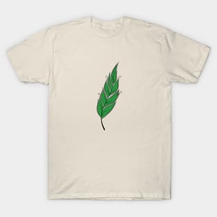 Three colorful feathers. T-Shirt